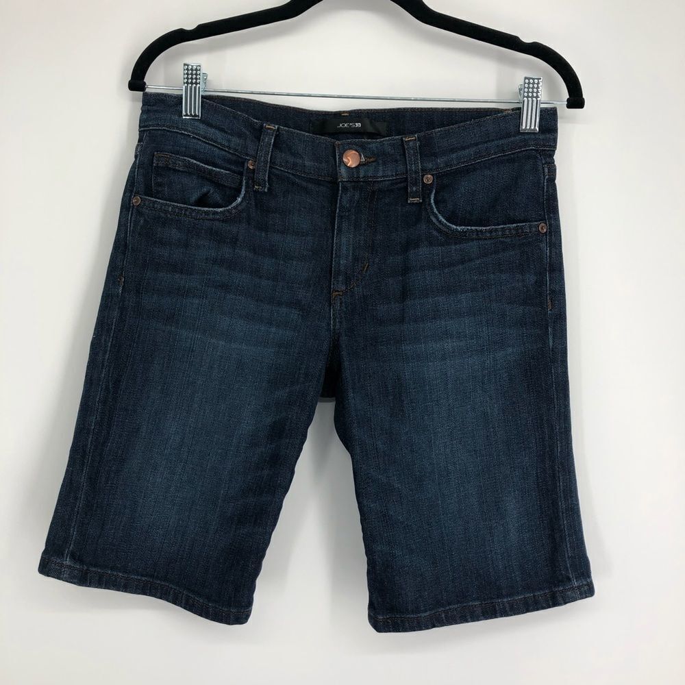 Joe’s Jeans Jean Shorts Womens 26 Denim Bermuda The‎ Meryl Classic Dark Wash